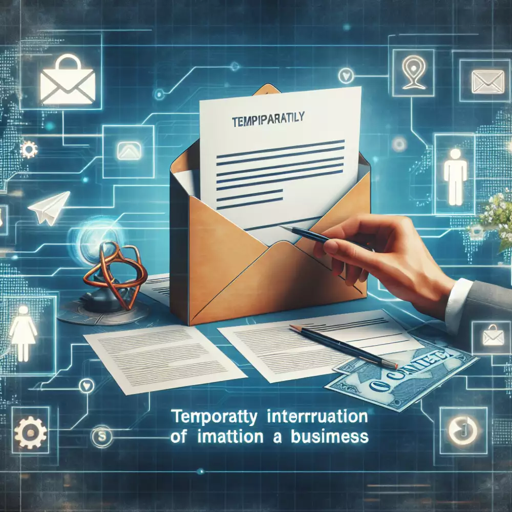 přerušení živnosti datová schránka