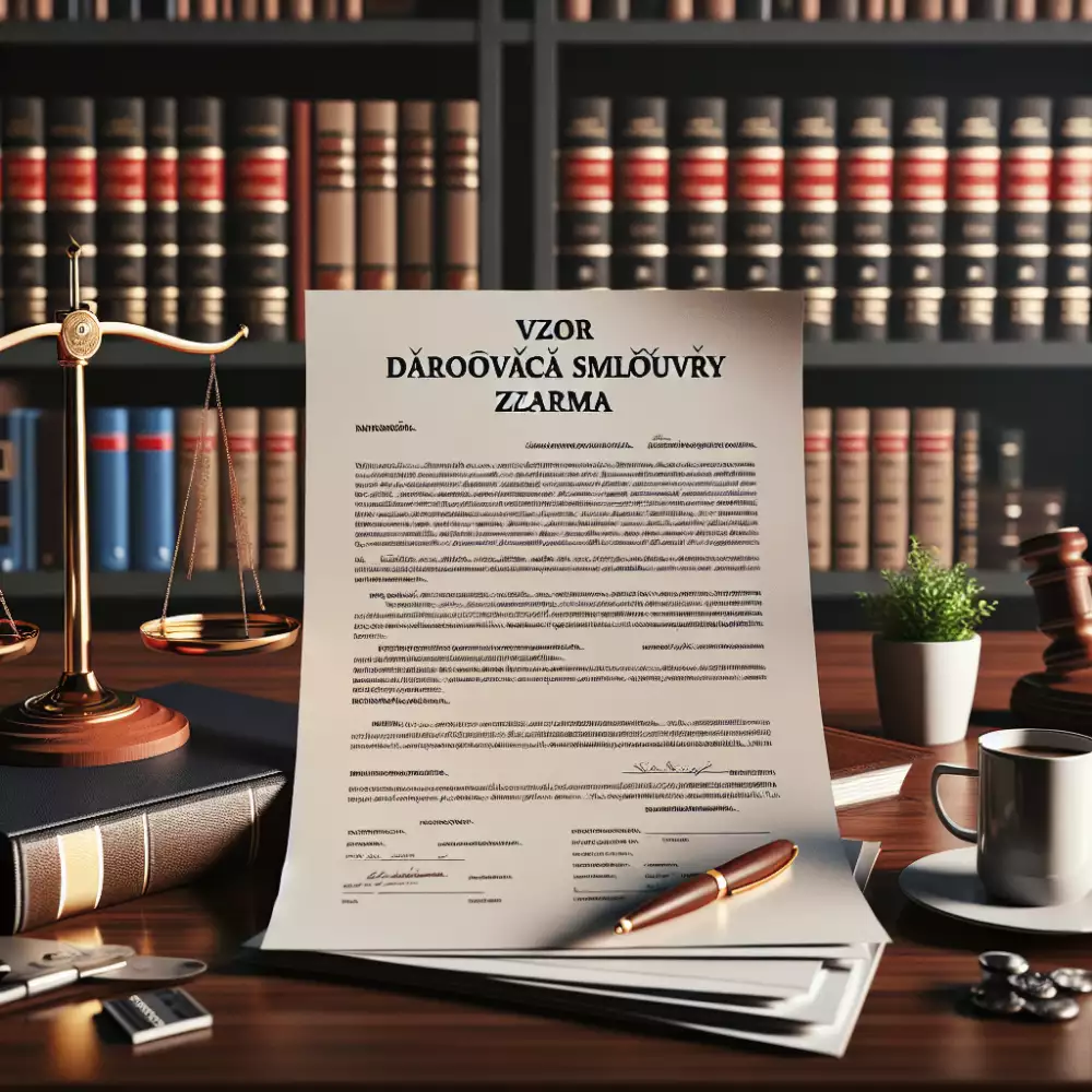 darovací smlouva vzor zdarma